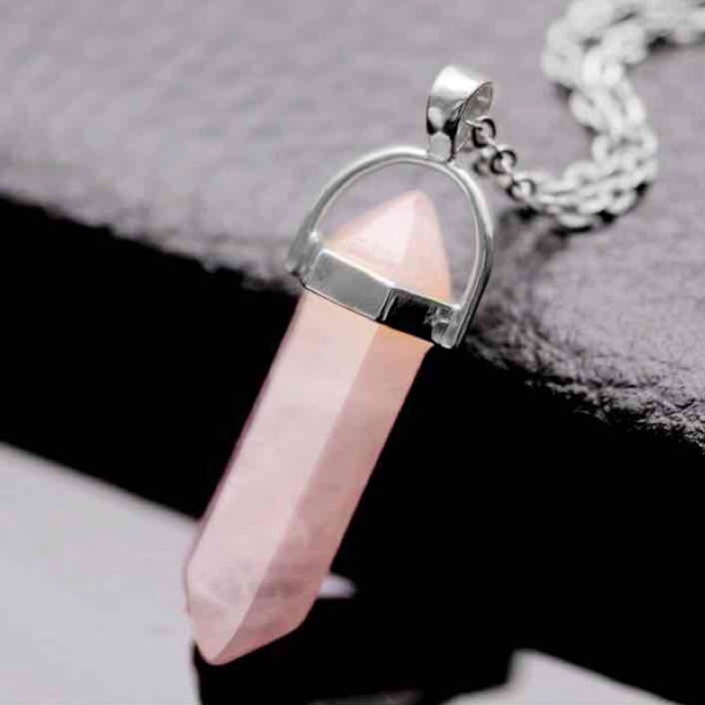 Rose Quartz Gemstone Necklace x1